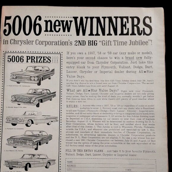 August 4, 1961, John F Kennedy on Cover/Life Magazine Vintage - Picture 10 of 14